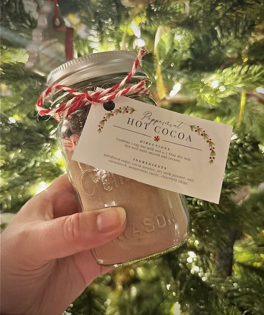Homemade Hot Cocoa Mix: The Perfect Jar Gift hot cocoa pic
